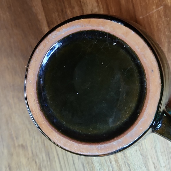 Blue Mountain 1970s Canada Green Drip glaze Pottery Mug and Cup - Picture 12 of 14